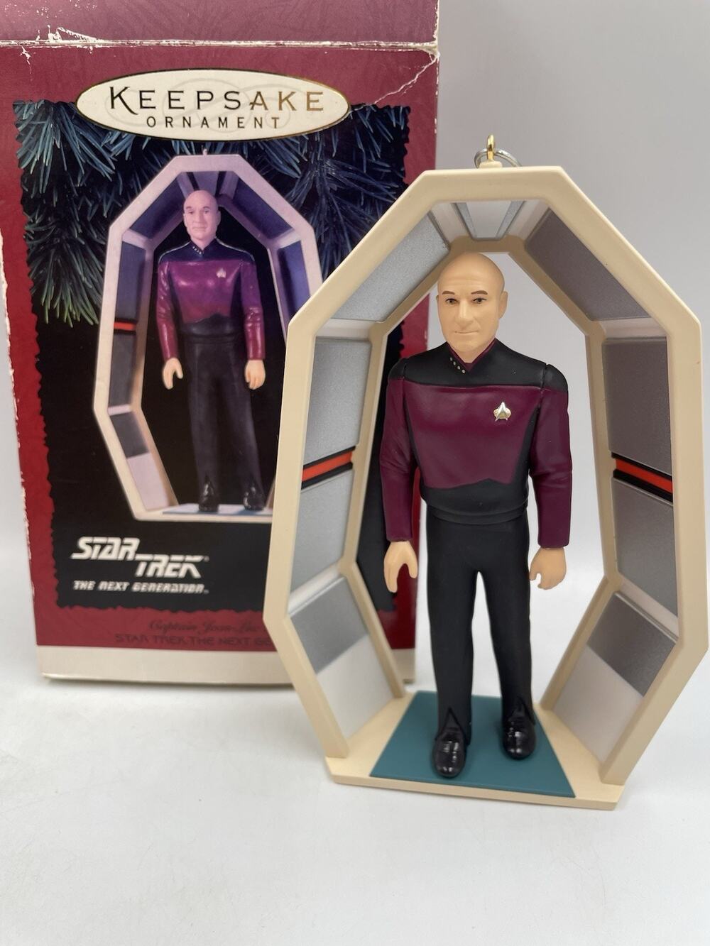 Hallmark Keepsake 1995 Star Trek Captain Captain Jean-Luc Picard Ornament